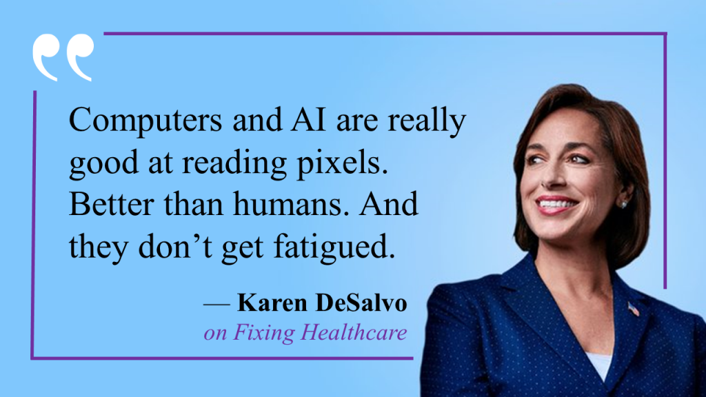 karen desalvo of google AI quote